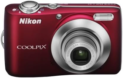 Nikon Coolpix L22 12.0 MP Digitális Fényképezőgép 3.6 x Optikai Zoom 3.0-Inch LCD (Piros-elsődleges)