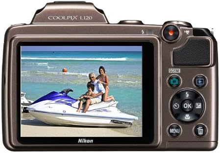 Nikon COOLPIX L120 14.1 MP Digitális Fényképezőgép NIKKOR 21x nagylátószögű Optikai Zoom Objektívvel, valamint a 3 Hüvelykes LCD (Bronz)