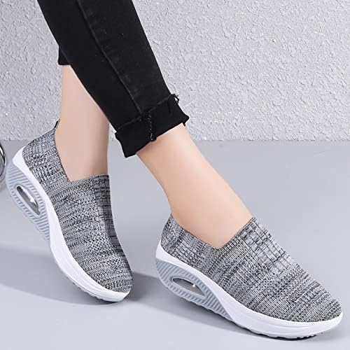 Touchmosees Nők Mary Jane Cipők Platform Cipők Air Cushion Slip-on Gyaloglás Cipő, Ortopéd Cukorbeteg Séta Wedge Sneaker Női Alakformálás