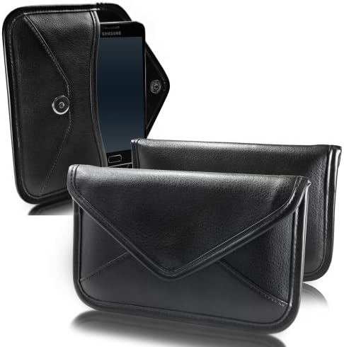 BoxWave Esetben Kompatibilis a Samsung Galaxy M30 (a bíróság által BoxWave) - Elite Leather Messenger, Táska, műbőr tok Boríték
