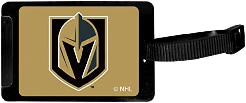 Siskiyou Sport NHL Vegas Arany Lovagok bőröndcímke , Fekete