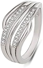 Esküvő & Eljegyzési Gyűrű Állítható Nők Ékszerek, Elegáns Drágakő Szerelem Gyűrű, Party Dekoráció, Dísztárgyak