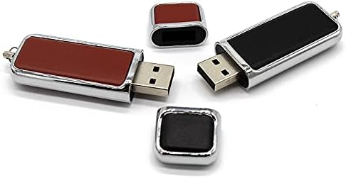 n/a Valós Kapacitás Usb2.0 Kreatív Bőr 64 gb-os USB pendrive 4 GB 8 GB 16 GB 32 gb-os Pen Drive (Szín : Fekete, Méret : 8GB)