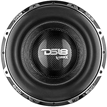 DS18 HOOL-X15.2DHE 15 Hüvelykes Verseny Magas Kirándulás Autós Mélynyomó 4000 Watt Rms 4 lengőtekercses 2 + 2 Ohm DVC - Erős Autó Audio Bass