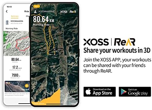XOSS G GPS Kerékpár Számítógép cubelite, Vezeték nélküli Bluetooth-Kerékpáros Sebességmérő, valamint a kilométer-Számláló, Újratölthető