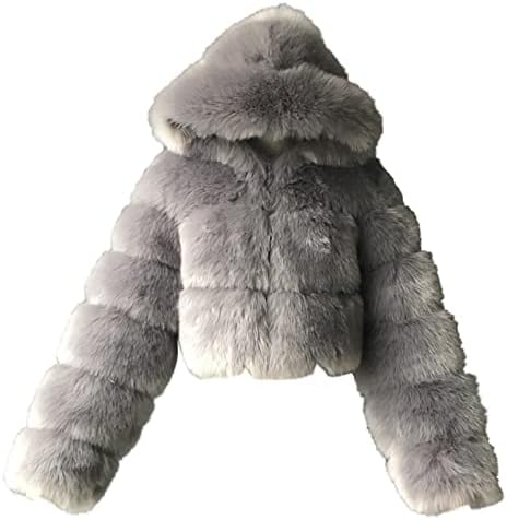 NOKMOPO Női Kabátok Női Őszi-Téli Plüss, Hosszú Ujjú, Meleg Kardigán Téli Könnyű Kabát