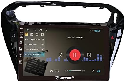 KUNFINE Android Rádió CarPlay & Android Auto Autoradio Autós Navigációs Sztereó Multimédia Lejátszó, GPS, Érintőképernyős RDS