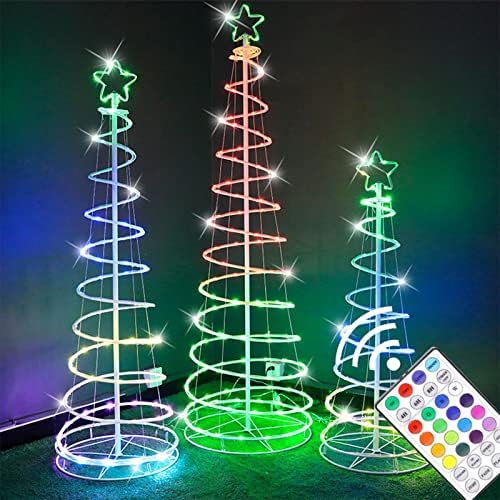 Vízálló karácsonyfa Lámpák USB-Nagy Fa Dísz RGB Led Lámpa Dekoráció, Beltéri Vagy Kültéri Használatra a Karácsonyi Haza