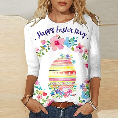 Tavaszi Felsők Női 2023, a Húsvét Nyuszi, Húsvéti Tojás Jelmez T-Shirt Nyuszi, Húsvéti Nap Póló Női