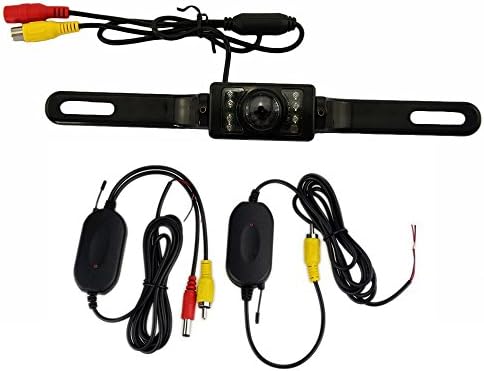 EZoneTronics 2.4 G Autó Biztonsági Kamera tolatókamera Jármű Széles Látószögű HD Könnyű Telepítés 7LED éjjellátó Vízálló Visszapillantó
