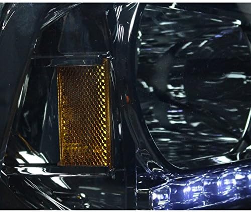 ZMAUTOPARTS DRL LED Szalag Fényszóró Fényszóró Füst Kompatibilis 2006-2010 Dodge Charger