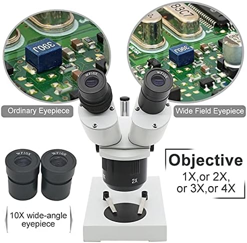 LEPSJGC 10X-20X-30X-40X Binokuláris Sztereó Mikroszkóp Megvilágított Ipari Mikroszkóp w/Szemlencse a órajavítás PCB-Ellenőrzés