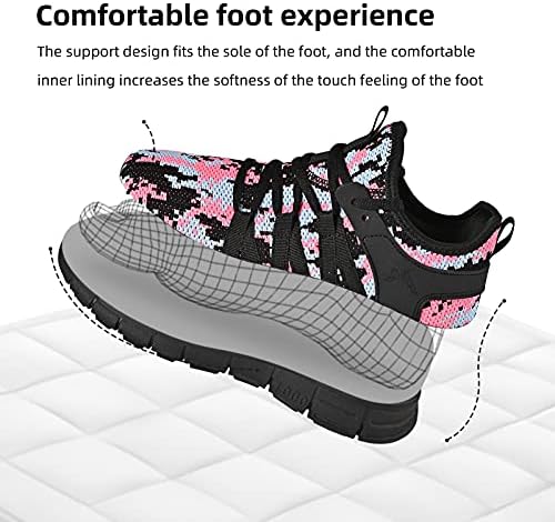 AOE Női Gyaloglás futócipő Ultra Könnyű, Lélegző Mesh Tenisz Cipő Csúszásmentes Atlétikai Edzés a Tornateremben Cipők