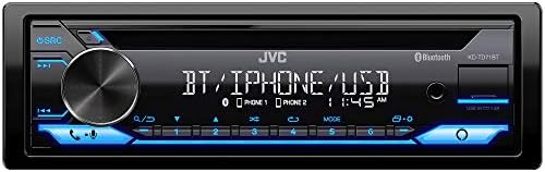 JVC KD-TD71BT - CD-t Vevő Mely Bluetooth, Front USB, AUX, Alexa + Két Pár JVC Hangszóró 6x9
