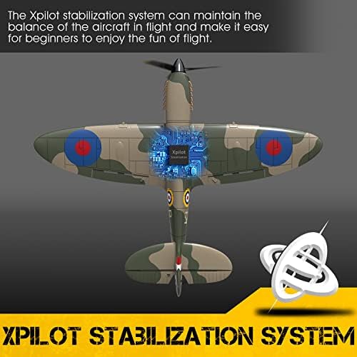 RC Repülő Spitfire Harcos 2,4 Ghz-es 4 CSATORNÁS Távirányító Légi jármű Készen áll a repülésre a Felnőttek, a Gyerekek Repülőgép,