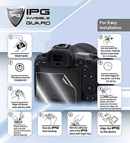 IPG A DJI Akció 2 Dual-Screen Akció Kamera Képernyő Védő (4 Egység) Láthatatlan Képernyő Őr -, HD Minőségű/öngyógyító/Bubble -Ingyen