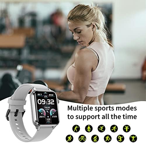 Intelligens Karóra - Bluetooth Hívás Smartwatch iOS & Android a pulzus a Szív Nyomás Vér Oxigén Aludni, Monitoring, 1.83 a Vízálló Távirányító