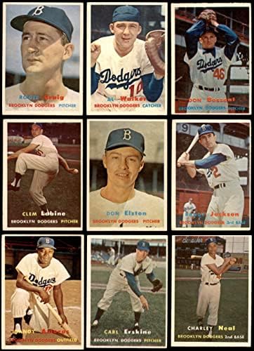 1957 Topps Brooklyn Dodgers Csapat készen áll Brooklyn Dodgers (Set) VG+ Dodgers