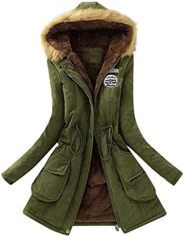 A téli Kabátok Női Plüss Meleg Polár Kabát Kapucnis Vastag Kabát Zsebekkel Plus Size Zip Fel, Nyissa ki az Elülső Felsőkabát