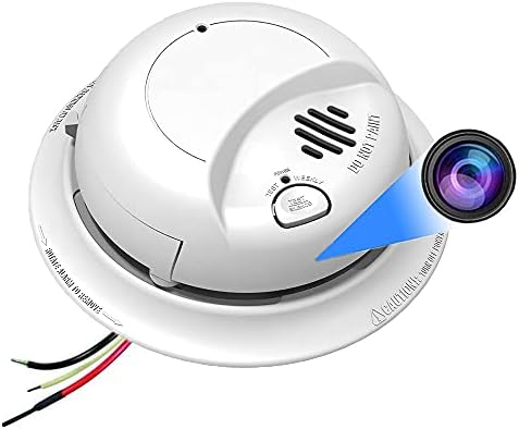 Zeusz biztonsági kamera, 1080P HD füstérzékelő WiFi Spy Kamera Vezeték nélküli IP Wi-Fi Mobil Álcázott Rejtett Kamera Spy Kamera