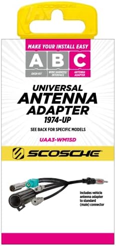 SCOSCHE, Több Jármű All-In-One Antenna Adapter UAA3