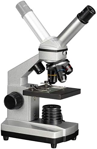 BRESSER Junior Biológiai Mikroszkóp Készlet 40-1600x Nagyítás, LED Világítás, valamint USB-Lencse