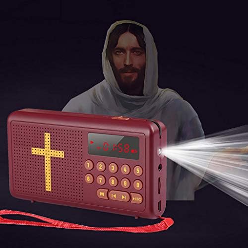 SARDFXUL Audio Biblia Játékos, Elektronikus Biblia Beszél King James Verzió, USB Töltő Kábel, 20 Hz - 20 KHZ,Újratölthető