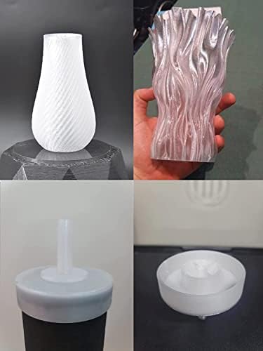 ECO - Okleveles Élelmiszeripari PLA+ 3D Nyomtató Végtelen - Szén Márka - Labor Tesztelt, 1.75 mm, 1 kg Pontosság: +/- 0.02 (Fehér)