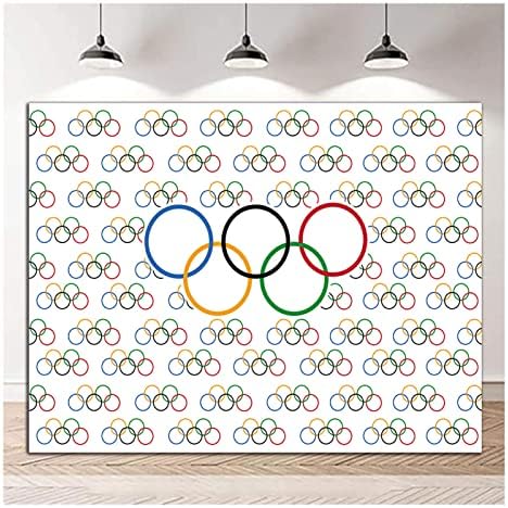 Olimpiai Sport Téma Fotózás Háttér Olimpiai Gyűrűk Nemzetközi Banner a Sport, Buli Fotó Hátterekkel Országok Osztályteremben