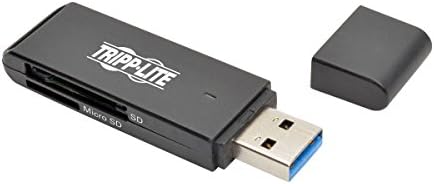 Tripp Lite a superspeed USB 3.0 SD/Micro SD Adapter, Memóriakártya Media Reader 5 Gbps (U352-000-SD) , fekete