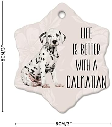 Memorial Medál Karácsonyi Díszek Dalmatina Rottweiler Élet Jobb Egy Kutya, mint egy Kutya Karácsonyi Ajándék Medál, Dekoráció,