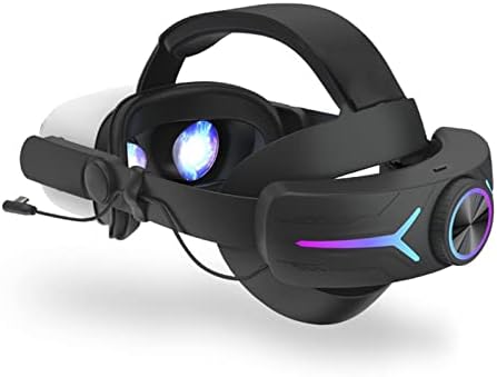 Akkumulátor Játék Világos Szalag Fej Heveder Kompatibilis az Oculus Quest 2 Elit Halo-val 8000mAh Akkumulátor Meta Quest2 VR Tartozékok