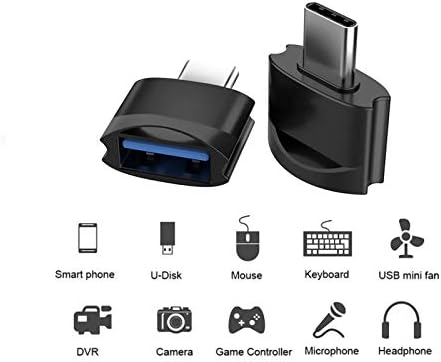Tek Styz USB-C Női USB Férfi Adapter (2pack) Kompatibilis A Xiaomi Mi 10i 5G az OTG a C-Típusú Töltőt. Használja a Terjeszkedés