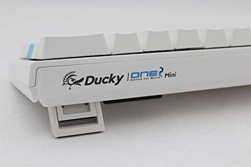 Ducky Egy 2 Mini Tiszta Fehér RGB LED 60% Dupla Lövés PBT Mechanikus Billentyűzet TTC Gyors Ezüst