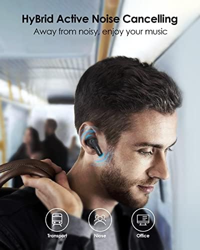 LENTION T2 Hibrid Aktív zajszűrő Igaz, Vezeték nélküli Fülhallgató, in-Ear Bluetooth Fejhallgató, magával ragadó Hang Prémium Mély Basszus