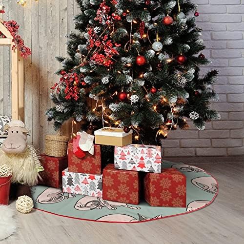 Aranyos Szfinx Macskák karácsonyfa Szoknya Puha Plüss Piros Fedezett Karácsonyi Party, Ünnepi Dekoráció, Beltéri, Kültéri