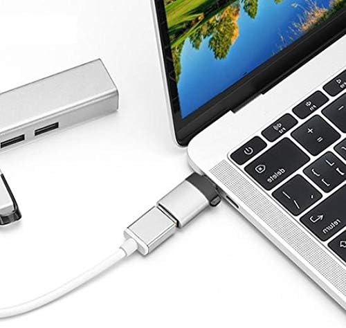 BoxWave Kábel Kompatibilis a JBL Vibe 100 TWS (Kábel által BoxWave) - USB-C, hogy Egy PortChanger (2 Csomag), USB C-Típusú