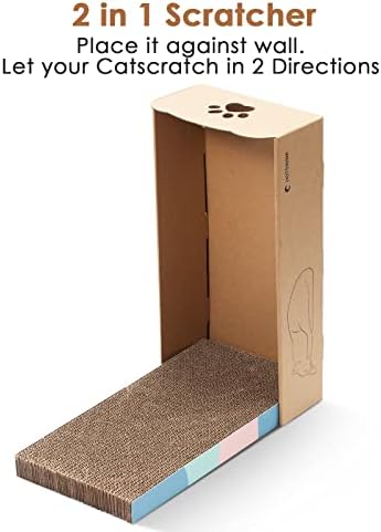 Macska Rajzoló, Karton, 3 Csomag Reverzibilis macskakarmolás Pad kóbor Macska Szőnyeg Mezőbe, Illatoznak a Beltéri Macskák által