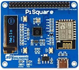 PiSquare - Egy Raspberry Pi KALAP Alapján RP2040, valamint ESP-12E Modul Készült, hogy Több Raspberry Pi Kalapok, Fuss Több Raspberry