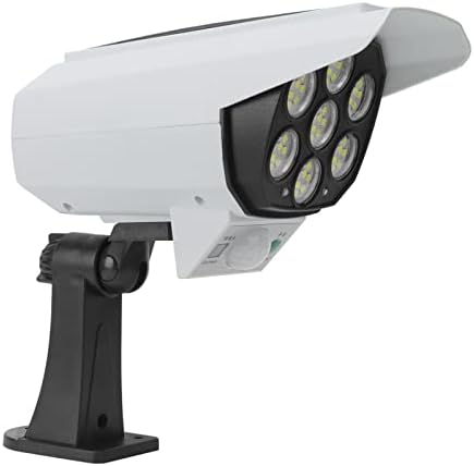 Napelemes Kamera Hamis Biztonsági Biztonsági Napelemes Lámpa LED Nagy Fényerő Szimuláció hatóanyag nélküli Kamera Ellenőrző