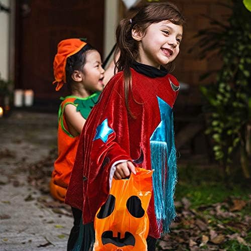 Lulu Haza Halloween Jack O Lámpás Zsák, Műanyag tasakok a Csokit Vagy Csalunk, partikellék, Táskák, 72PCS