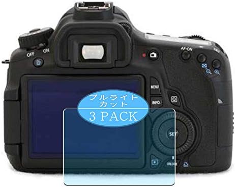 Synvy [3 Csomag] Anti Kék Fény, a Képernyő Védő Kompatibilis Canon EOS D60 Képernyő Védő Fólia Védő [Nem Edzett Üveg]