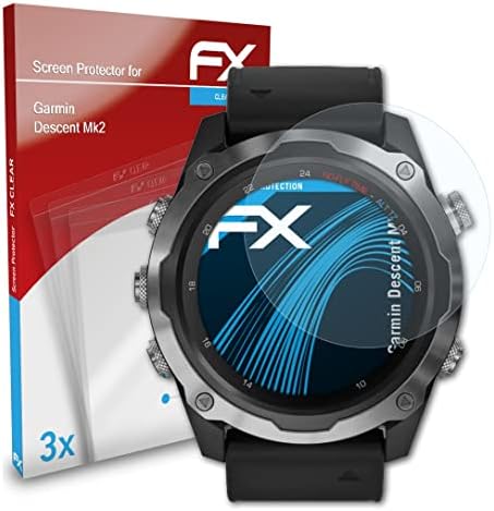 atFoliX Képernyő Védelem Film Kompatibilis Garmin Származású Mk2 képernyővédő fólia, Ultra-Tiszta FX Védő Fólia (3X)
