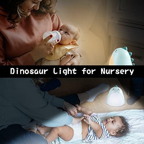 KunHe NL1 Dinoszaurusz Éjszakai Fény gyerekeknek, a Gyerekek Hálószobában Alszik a Fény, Szabályozható ágy melletti Éjjeli Lámpa