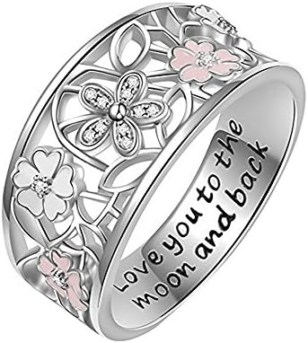 Fehér Aranyozott Strasszos Szív Gyűrű Gyűrű anyák Napja, Eljegyzés, Első Gyűrű Ajándék az Anyja Nő Lánya Lányok