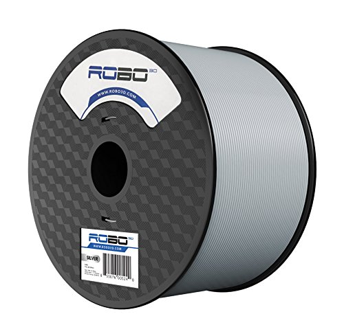 ROBO 3D ABS 3D-s Nyomtató Szálban, 1 kg Orsó, 1.75 mm-es, +/- 0.05 mm, Ezüst