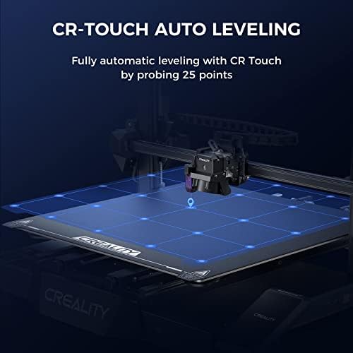Creality 3D-s Nyomtatók CR-M4 Legnagyobb FDM 3D-s Nyomtató 25-Pont CR-Touch Auto-Beállító Rugalmas PC Felület Gyors-Fűtés Ágy, 1 Kék PLA 1.75