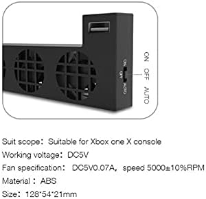 ZTING hűtőventilátor,Külső Hűvösebb Játék Konzol Hűtési Rendszerek, valamint a 3 Rajongók Kompatibilis az Xbox One X