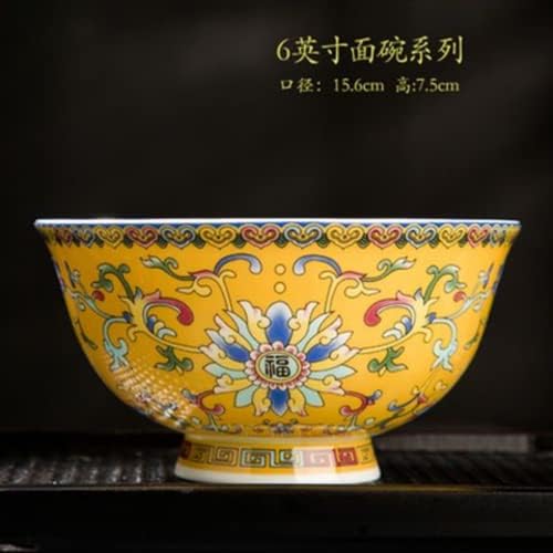 XIALON 15.6 cm 6.14 a Zománc Színe Kis Tál porcelán magas Háztartási Kínai Császári Tál Kerámia Jingdezhen
