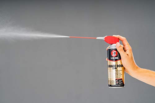WD-40 többfunkciós Termék Okos Szalma Spray 2 Módon, 8 OZ [12-Pack] & 3-in-ONE Szakmai garázskapu Kenőanyag Intelligens Szalma Spray